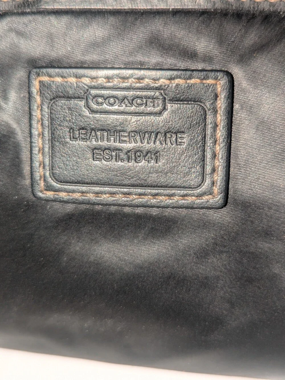 Coach Y2K Hampton Nylon Black Crossbody Bag With Flap Buckle 8F27